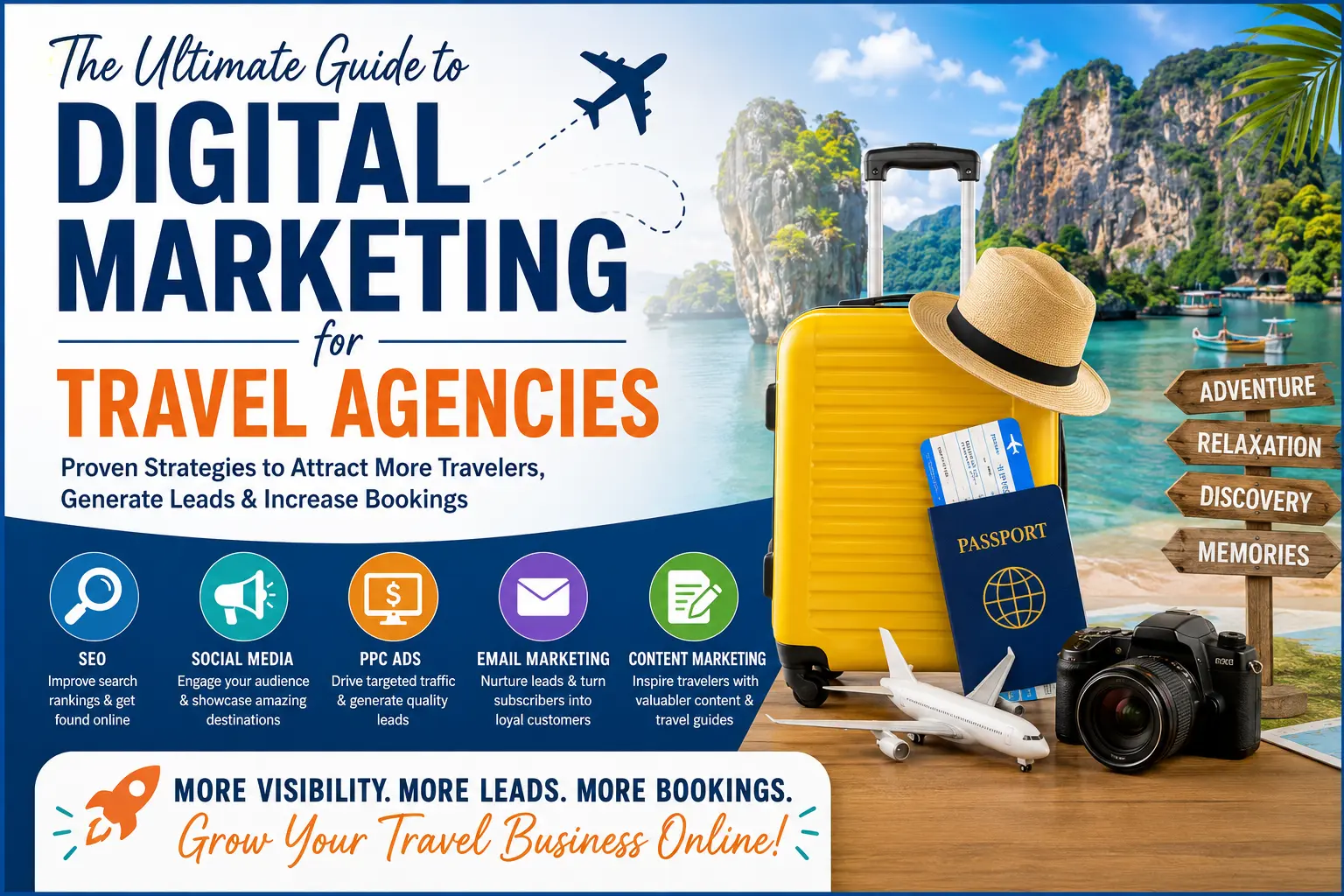 Read more about the article Digital Marketing for Travel Agencies: A Complete Growth Strategy