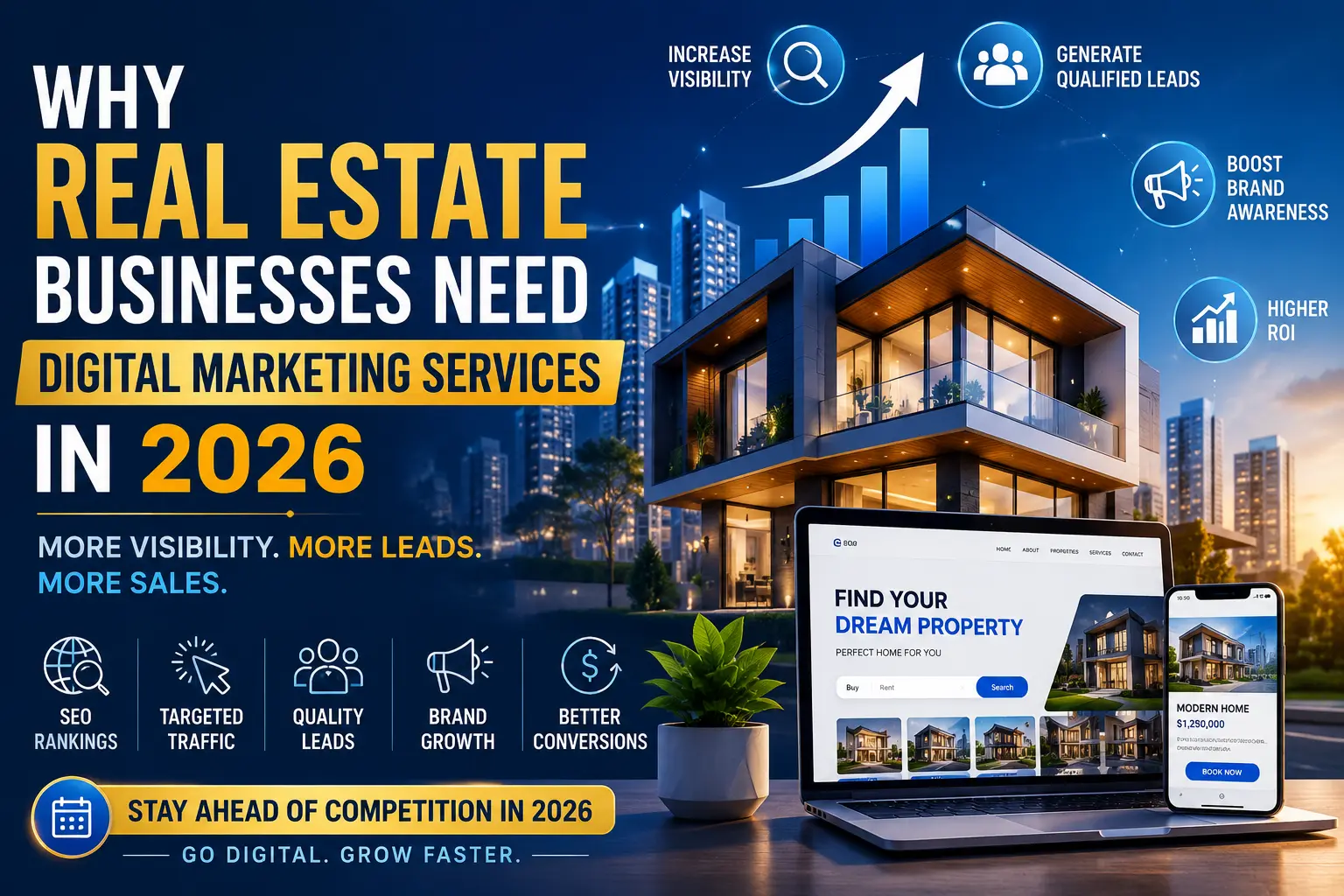 Read more about the article Why Real Estate Businesses Need Digital Marketing Services