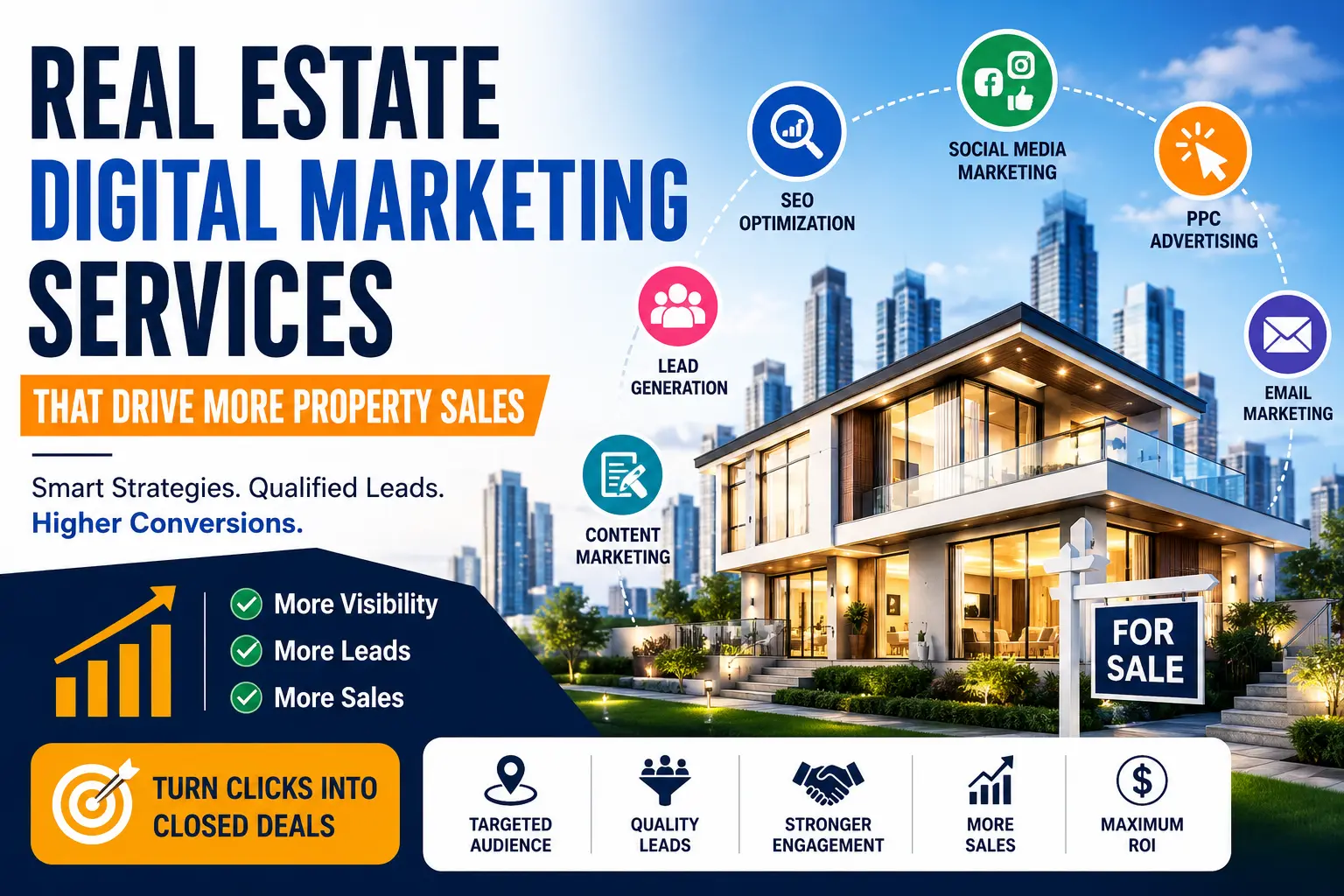 Read more about the article Real Estate Digital Marketing Services That Drive More Property Sales